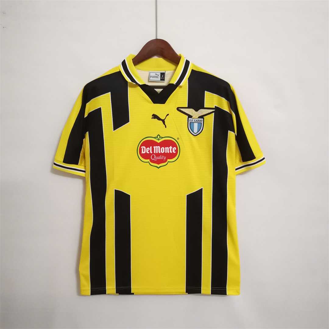 AAA Quality Lazio 98/99 Third Yellow Soccer Jersey